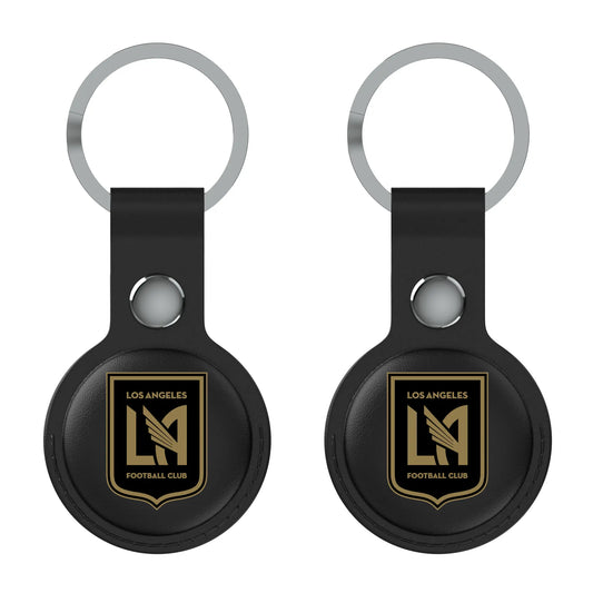 Los Angeles Football Club Insignia Black Airtag Holder 2-Pack