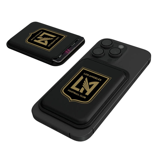 Los Angeles Football Club Insignia Black Magnetic Credit Card Wallet