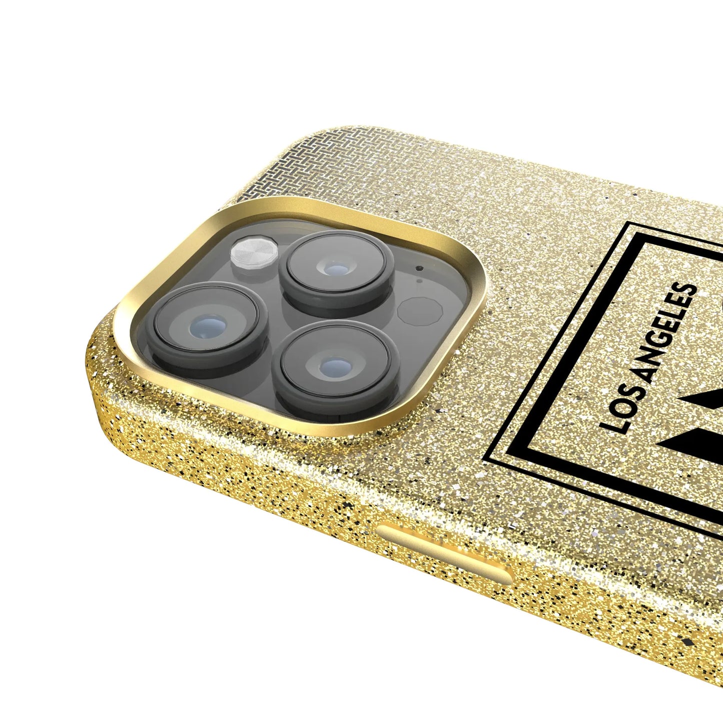 Los Angeles Football Club Linen Bling Phone Case for Apple iPhone