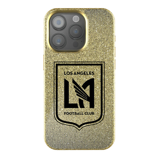 Los Angeles Football Club Linen Bling Phone Case for Apple iPhone