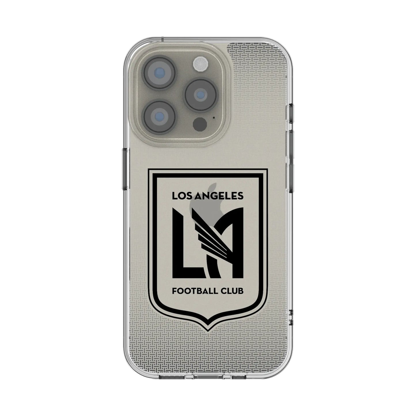 Los Angeles Football Club Linen Clear Phone Case for Apple iPhone