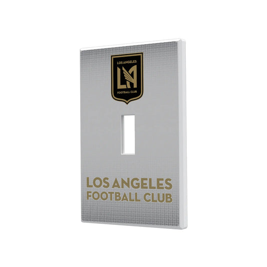 Los Angeles Football Club Linen Hidden-Screw Light Switch Plate