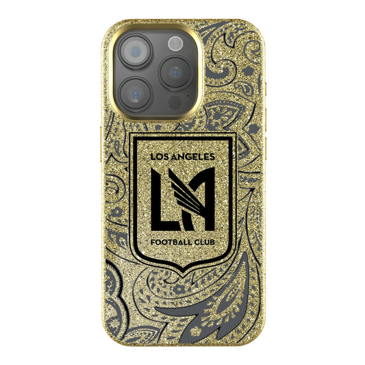 Los Angeles Football Club Paisley Bling Phone Case for Apple iPhone