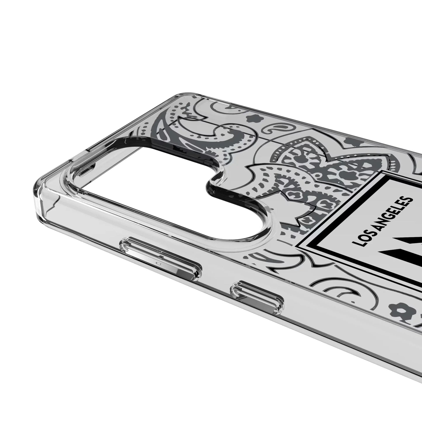 Los Angeles Football Club Paisley Clear Phone Case for Samsung Galaxy