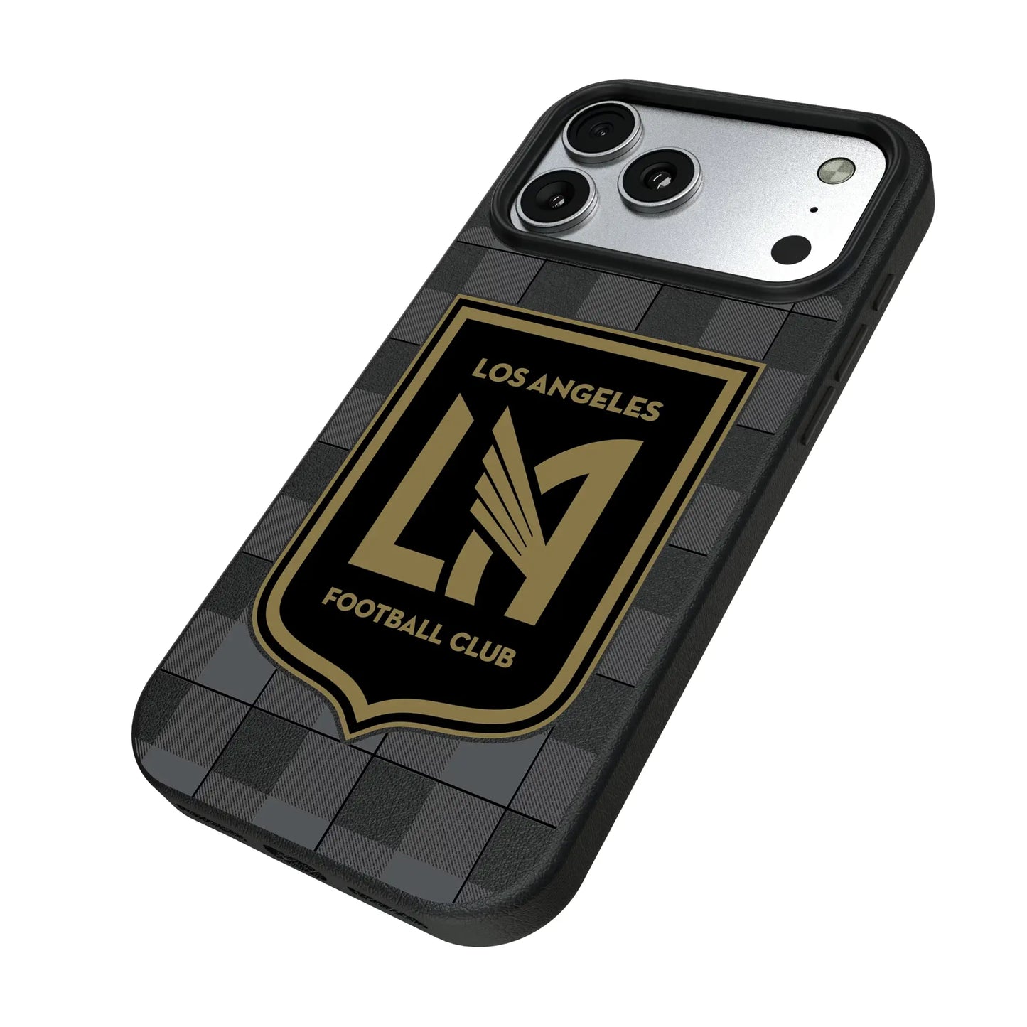 Los Angeles Football Club Plaid MagSafe Compatible Phone Case for Apple iPhone