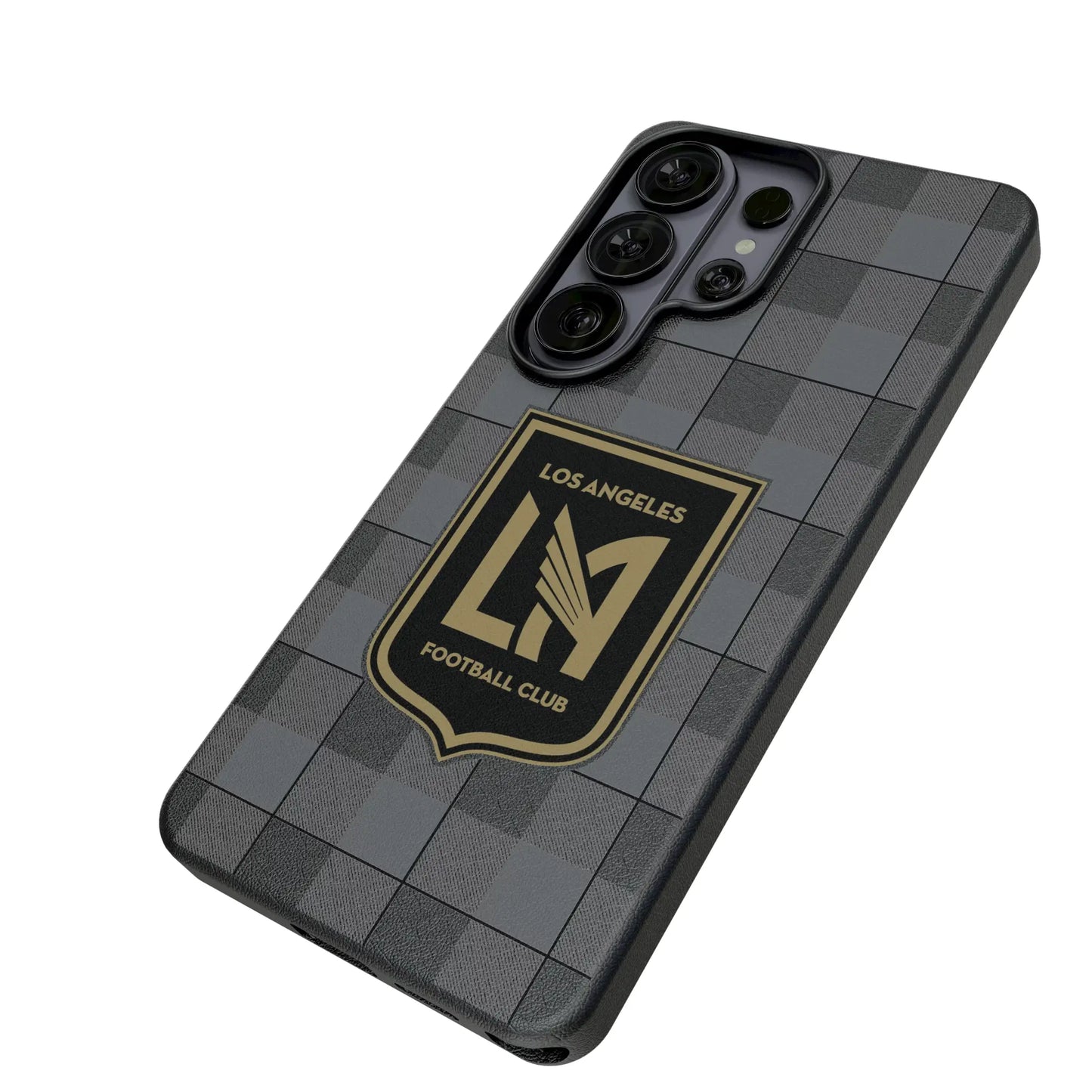 Los Angeles Football Club Plaid MagSafe Compatible Phone Case for Samsung Galaxy