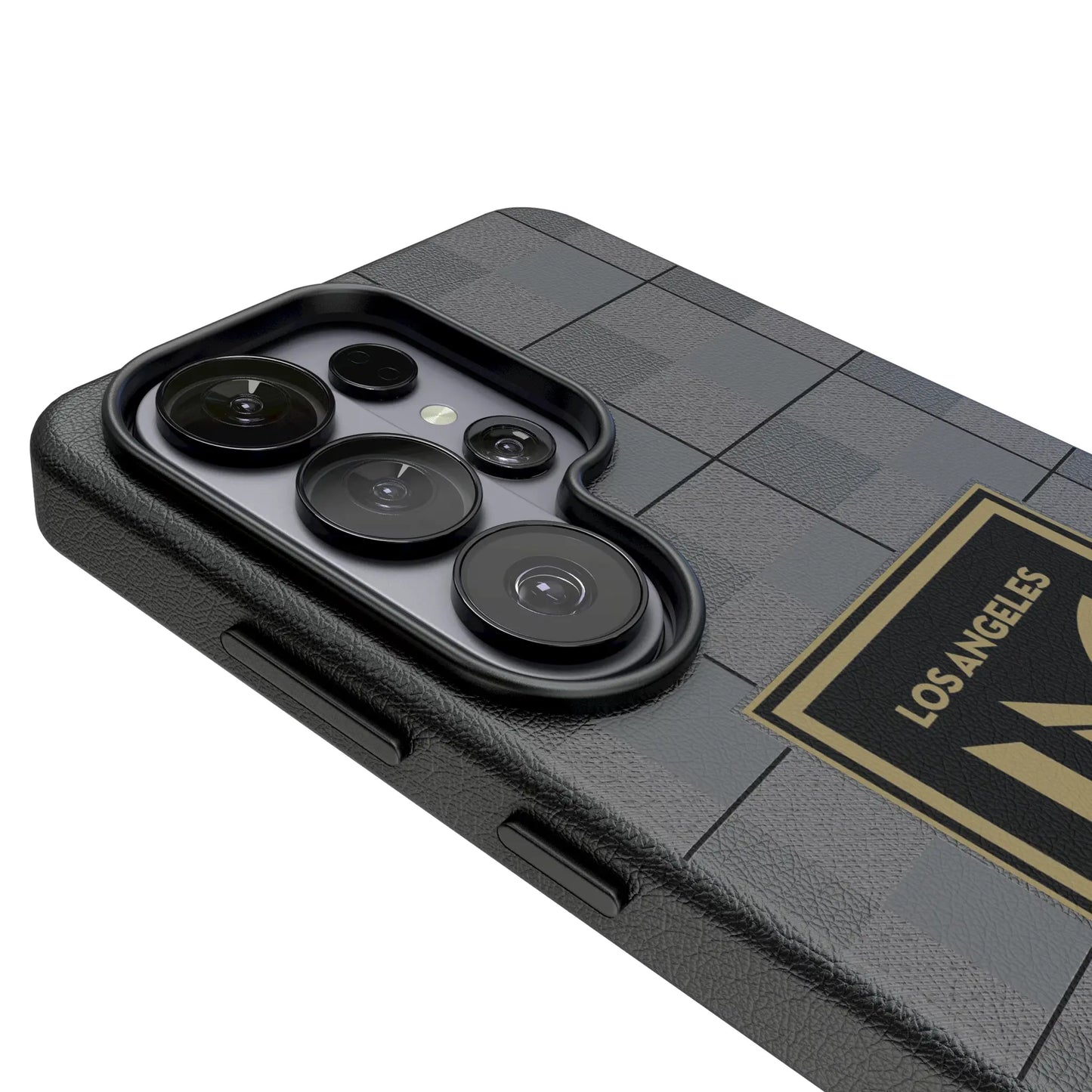 Los Angeles Football Club Plaid MagSafe Compatible Phone Case for Samsung Galaxy