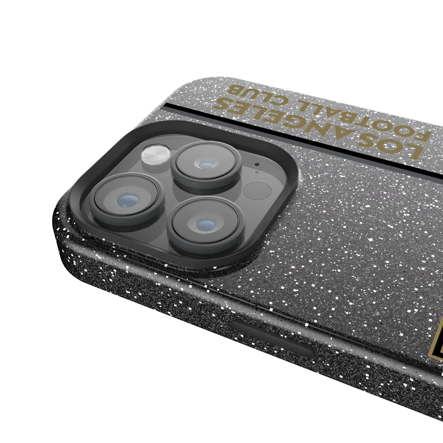Los Angeles Football Club Sidebar Black Bling Phone Case for Apple iPhone