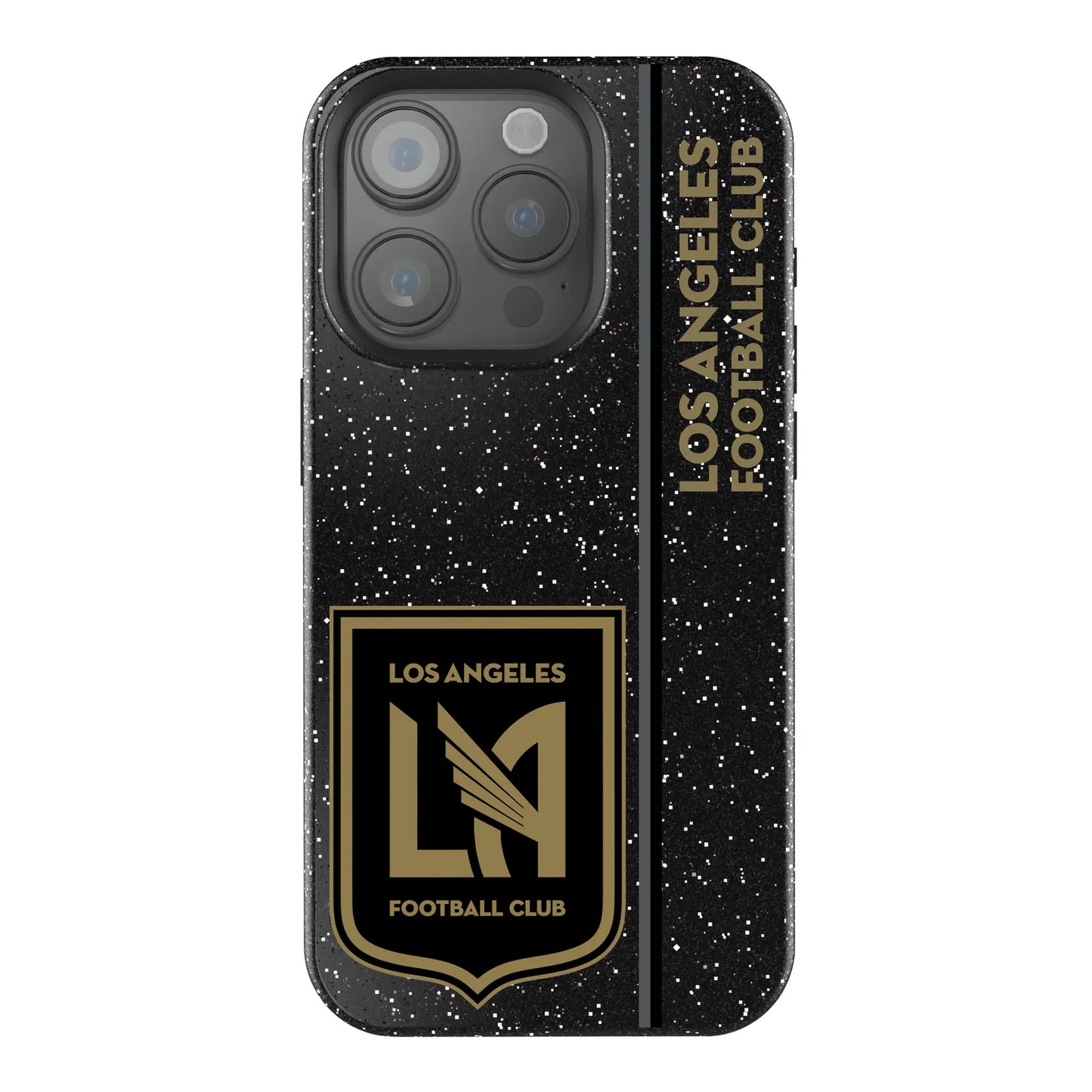 Los Angeles Football Club Sidebar Black Bling Phone Case for Apple iPhone