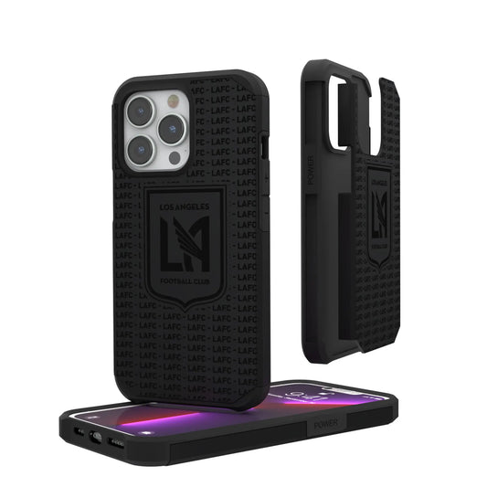 Los Angeles Football Club Text Backdrop Rugged Phone Case for Apple iPhone