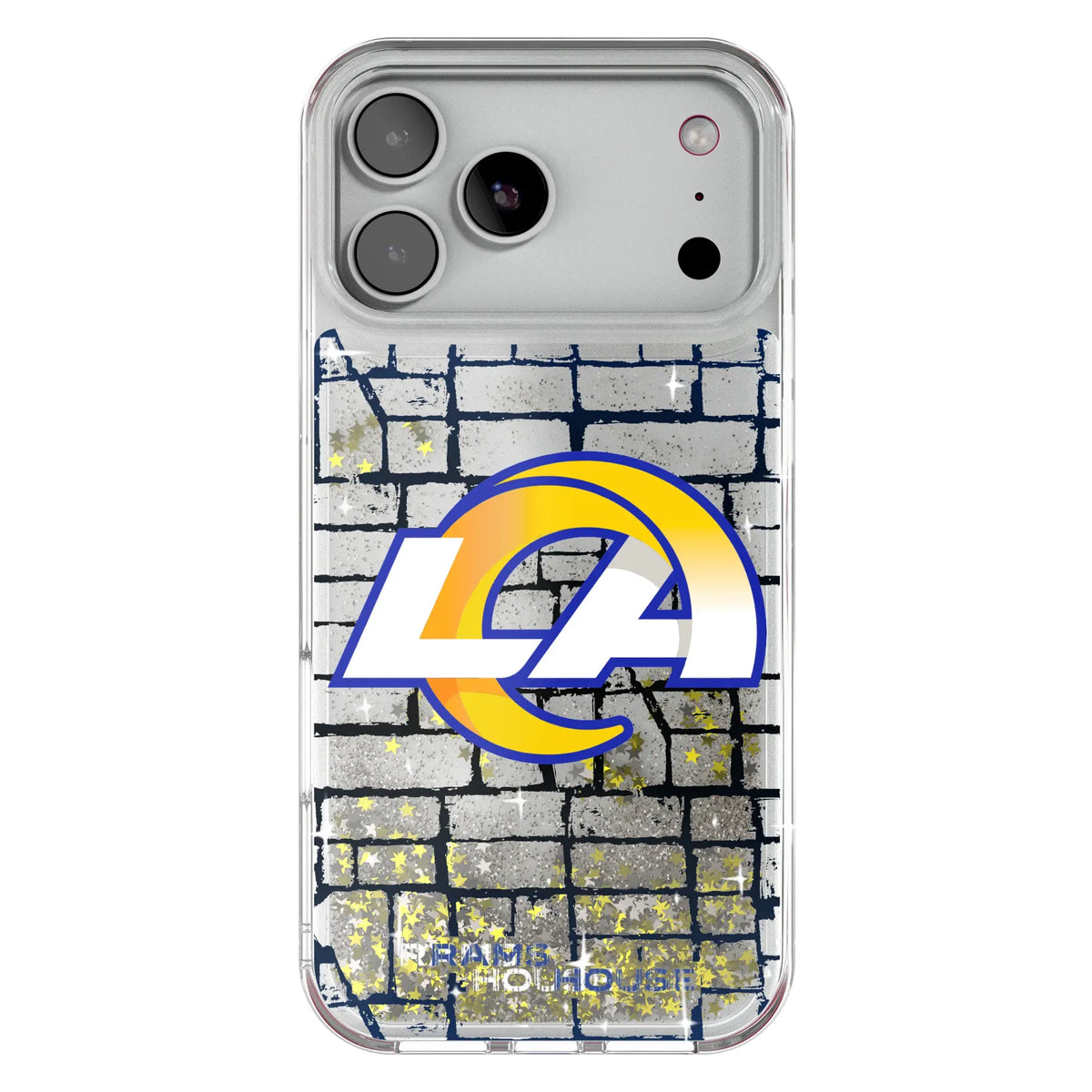 Los Angeles Rams Brick Glitter Phone Case for Apple iPhone