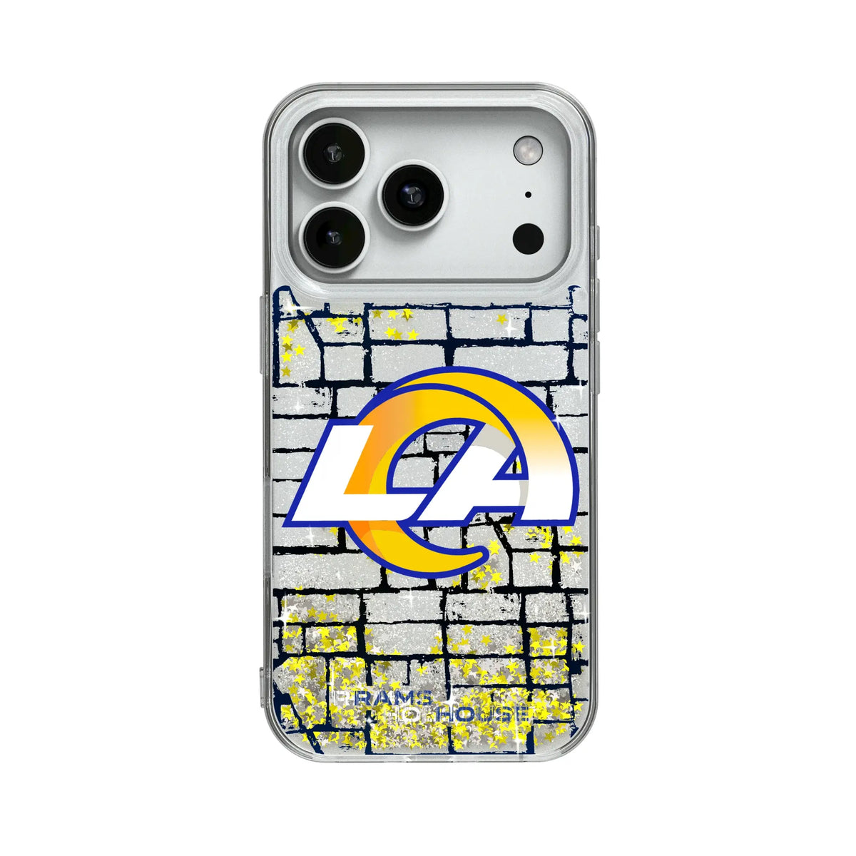 Los Angeles Rams Brick Glitter Phone Case for Apple iPhone