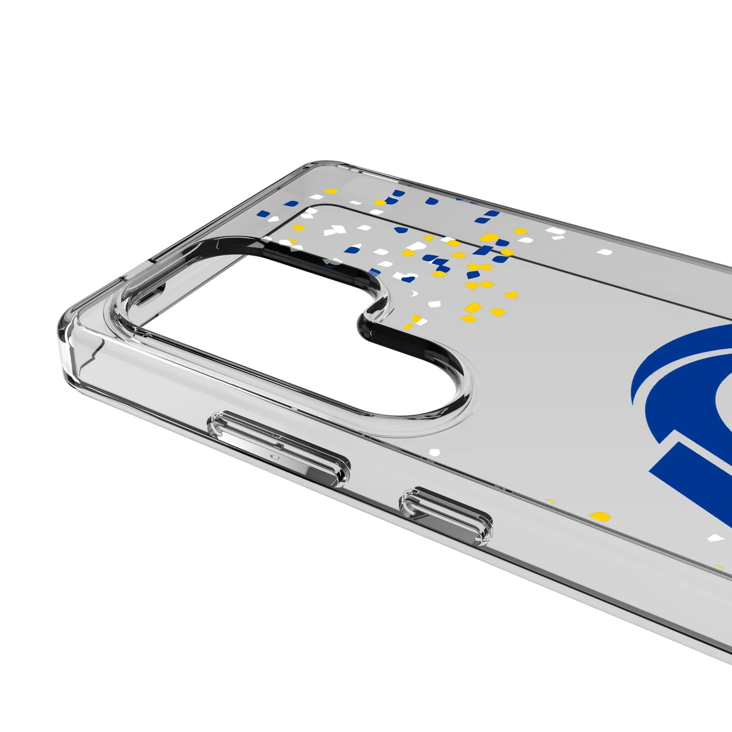 Los Angeles Rams Confetti Clear Phone Case for Samsung Galaxy