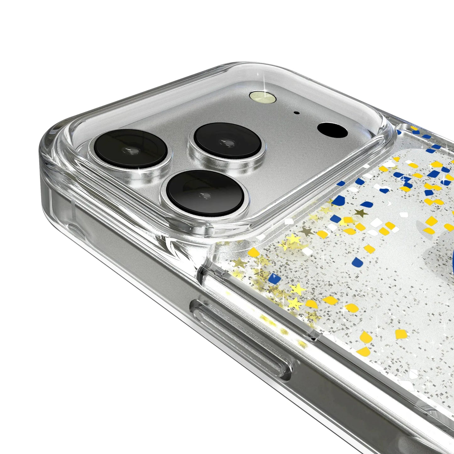 Los Angeles Rams Confetti Glitter Phone Case for Apple iPhone