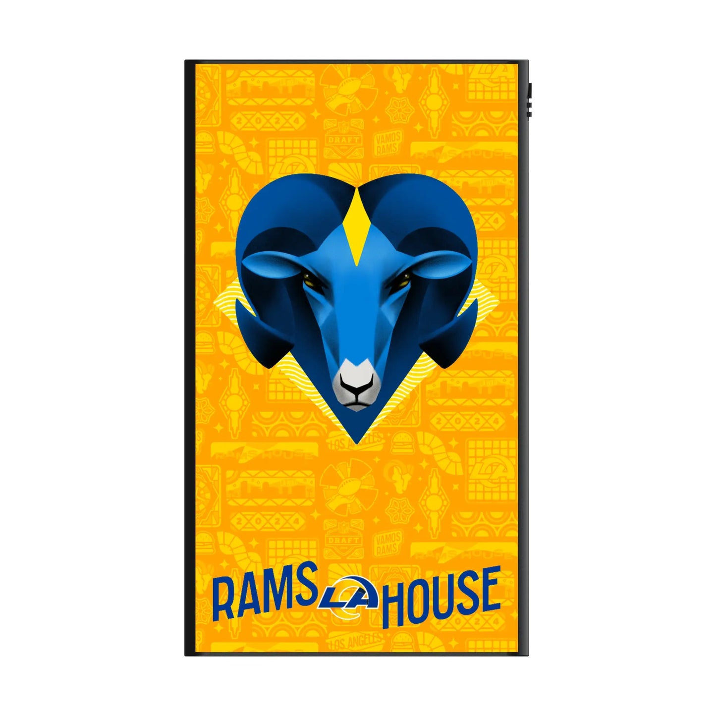 Los Angeles Rams Deco 5000mAh Flat Powerbank
