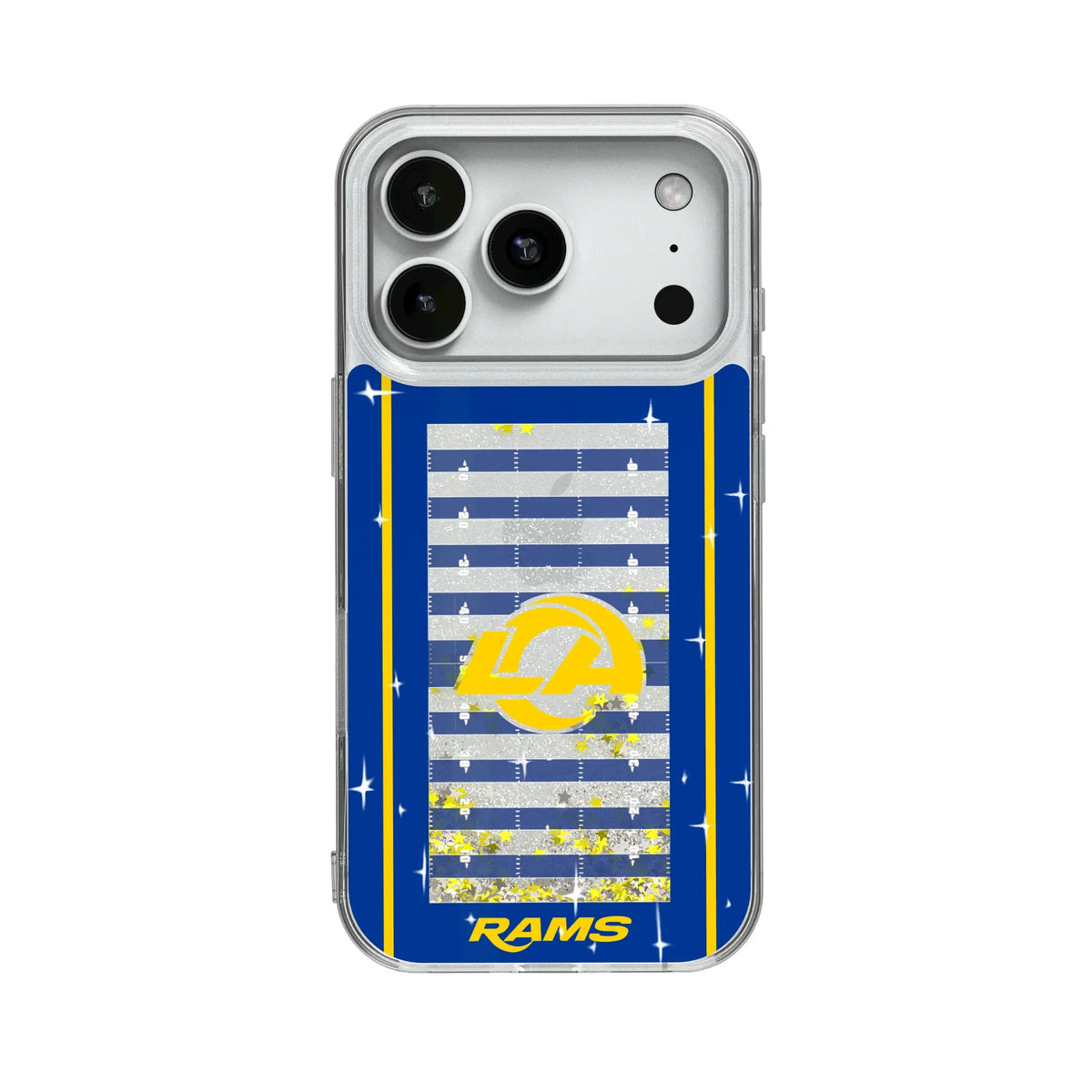 Los Angeles Rams Field Glitter Phone Case for Apple iPhone