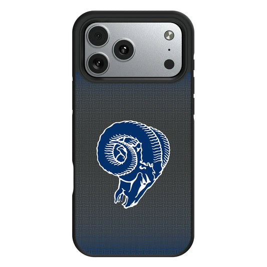 Los Angeles Rams Historic Collection Linen Bump Phone Case for Apple iPhone