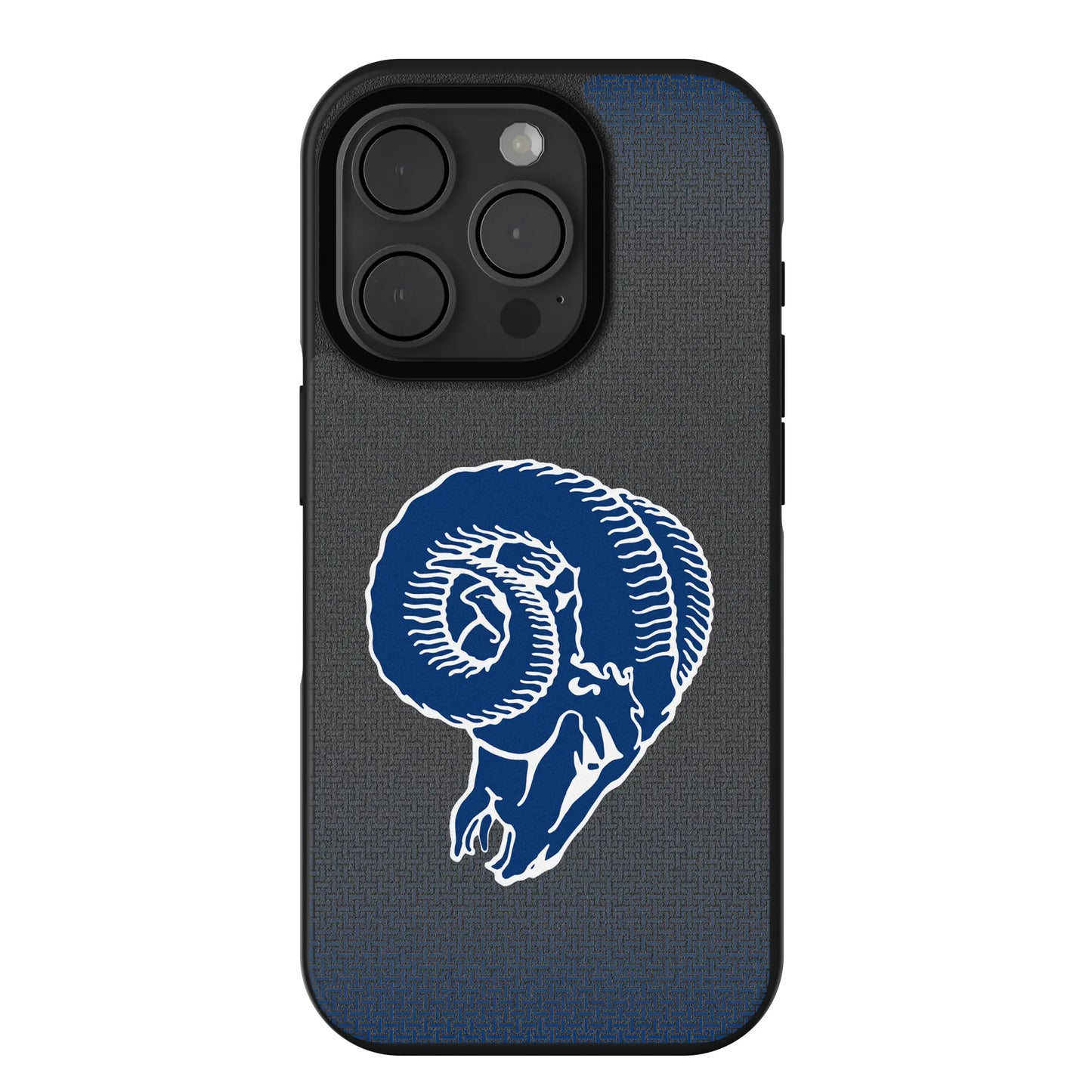 Los Angeles Rams Historic Collection Linen Bump Phone Case for Apple iPhone