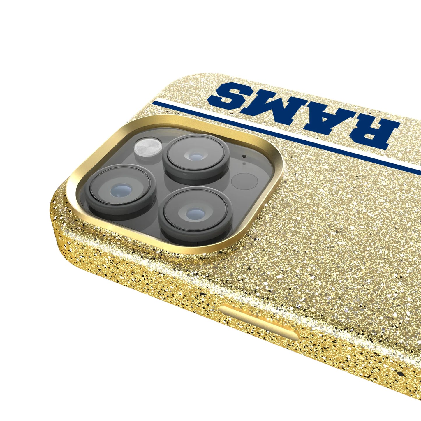 Los Angeles Rams Historic Collection Sidebar Bling Phone Case for Apple iPhone