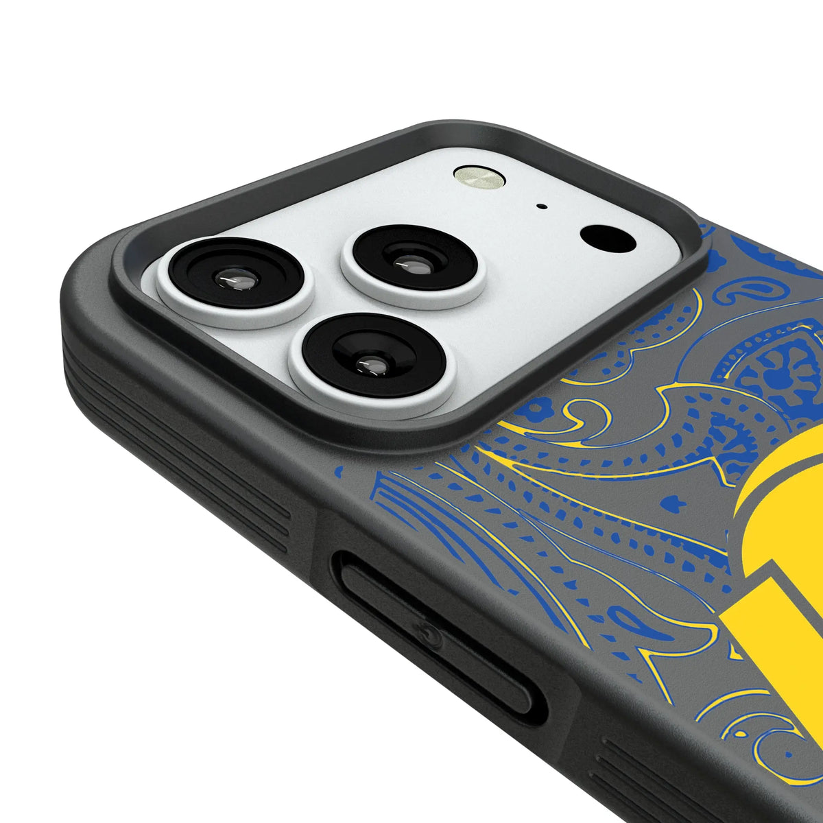 Los Angeles Rams Paisley Bump Phone Case for Apple iPhone