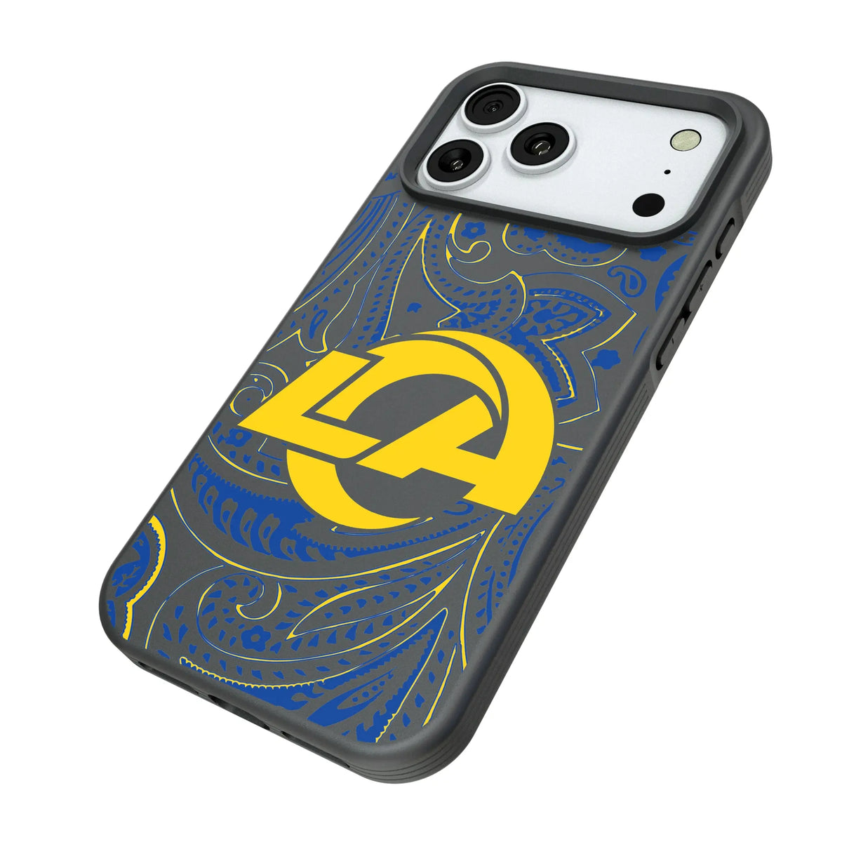Los Angeles Rams Paisley Bump Phone Case for Apple iPhone