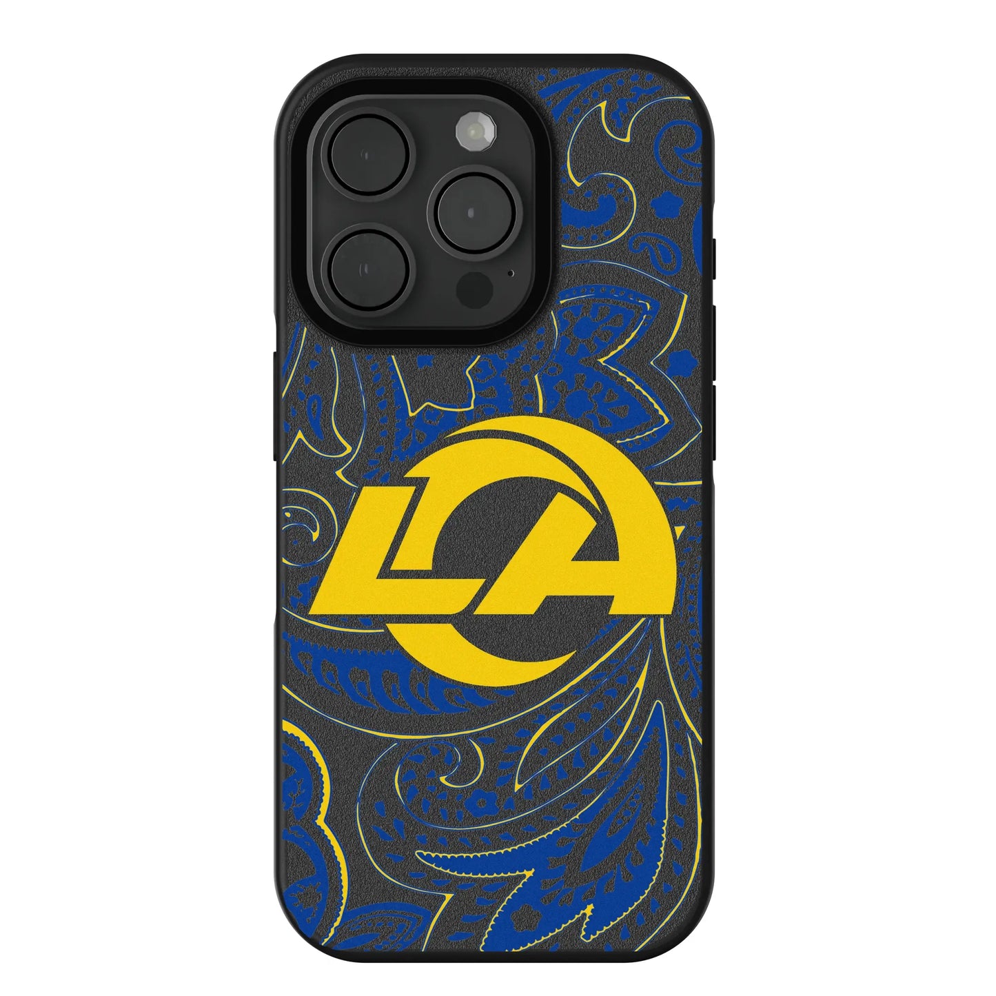 Los Angeles Rams Paisley Bump Phone Case for Apple iPhone