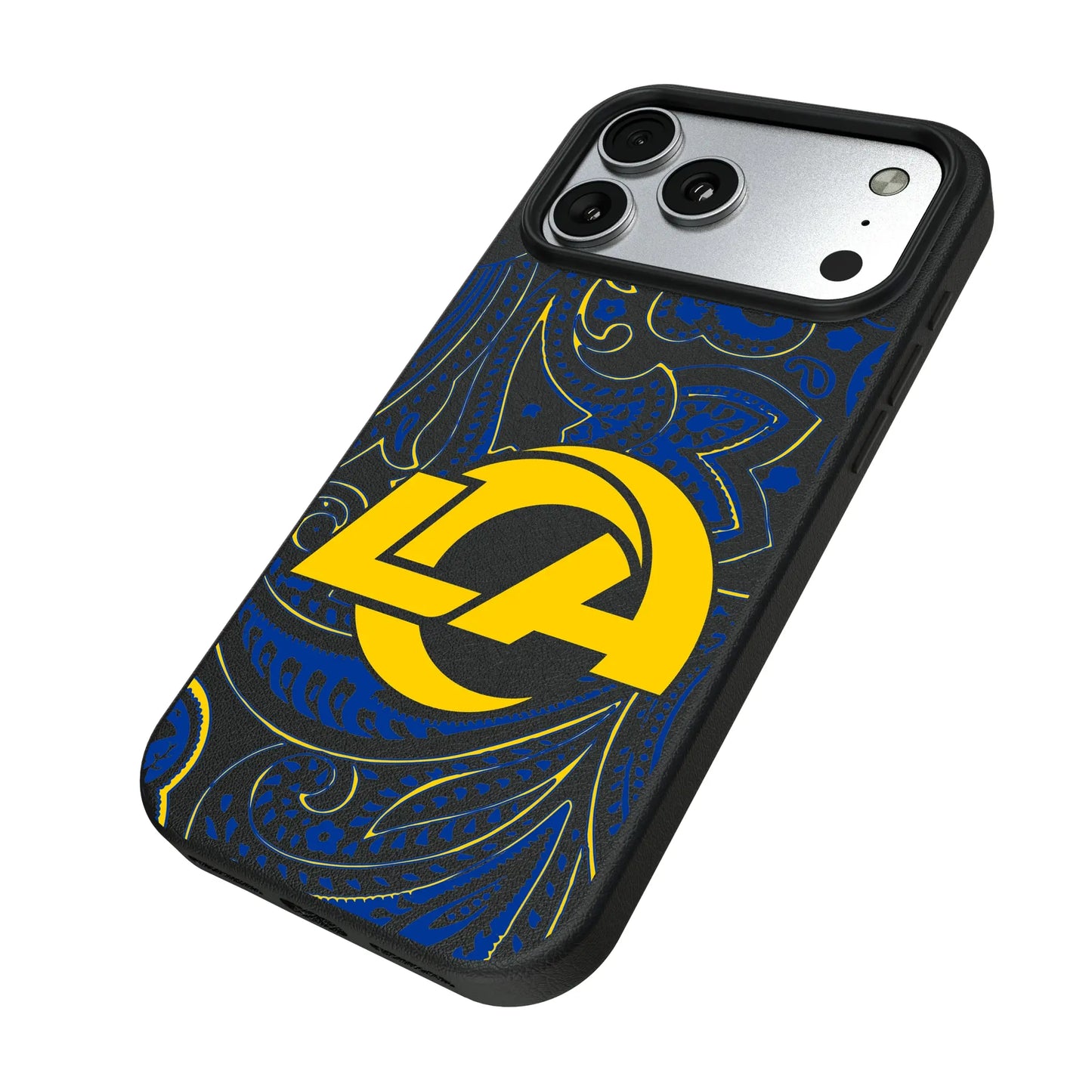 Los Angeles Rams Paisley MagSafe Compatible Phone Case for Apple iPhone