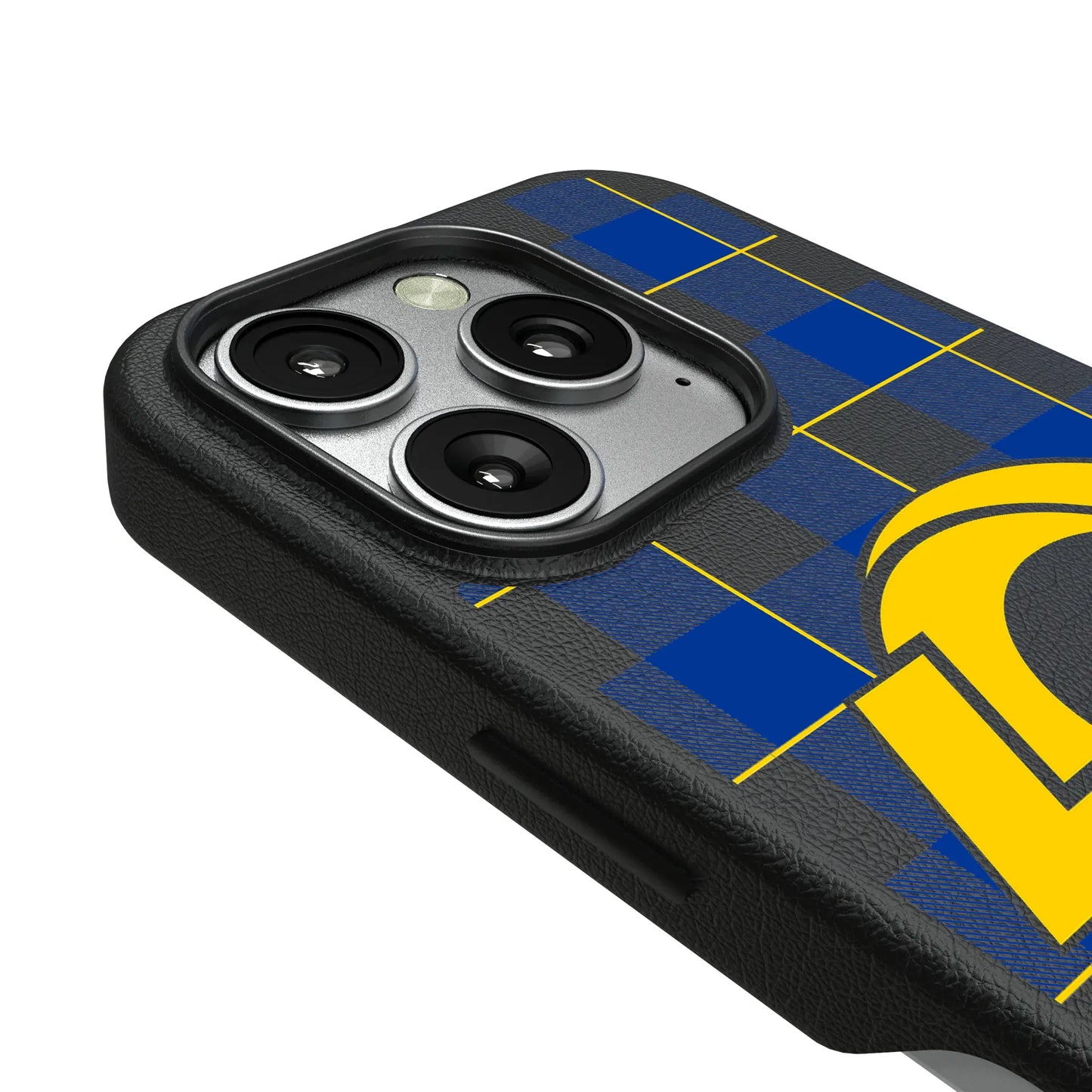 Los Angeles Rams Plaid MagSafe Compatible Phone Case for Apple iPhone
