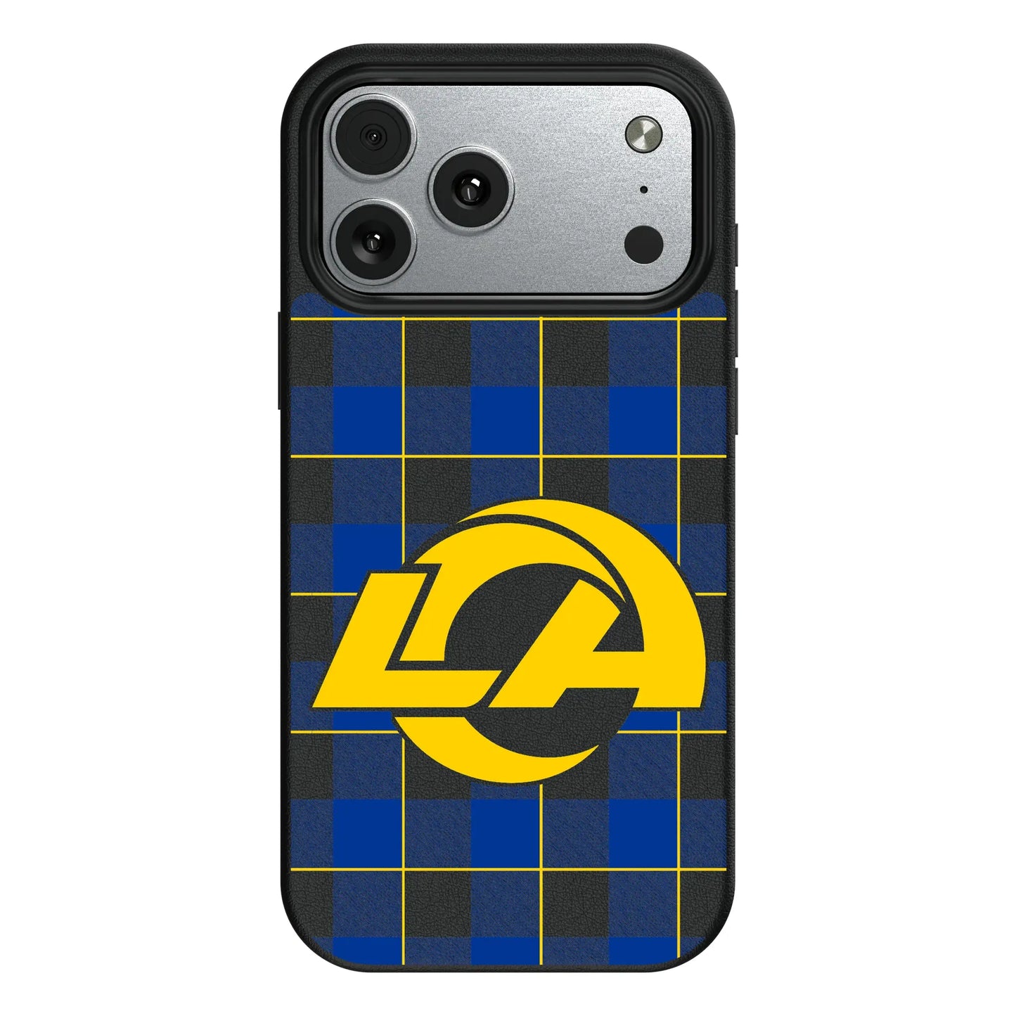 Los Angeles Rams Plaid MagSafe Compatible Phone Case for Apple iPhone