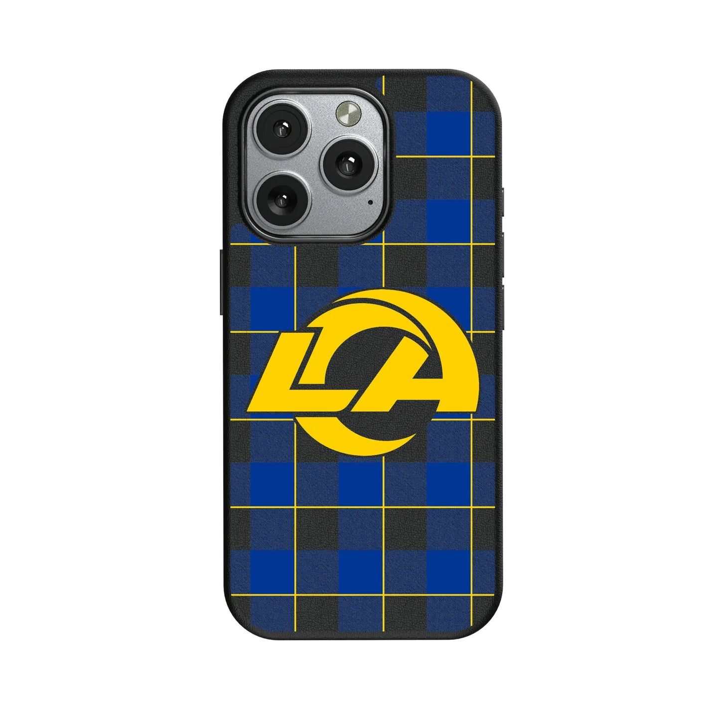 Los Angeles Rams Plaid MagSafe Compatible Phone Case for Apple iPhone