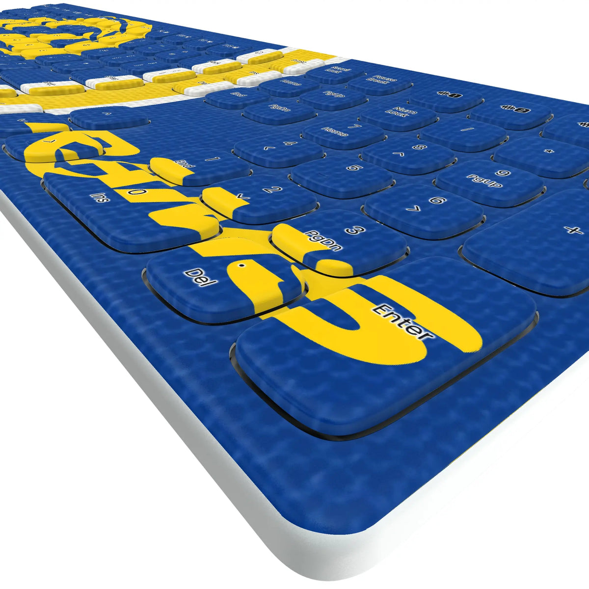 Los Angeles Rams Stripe Curved Wireless Keyboard