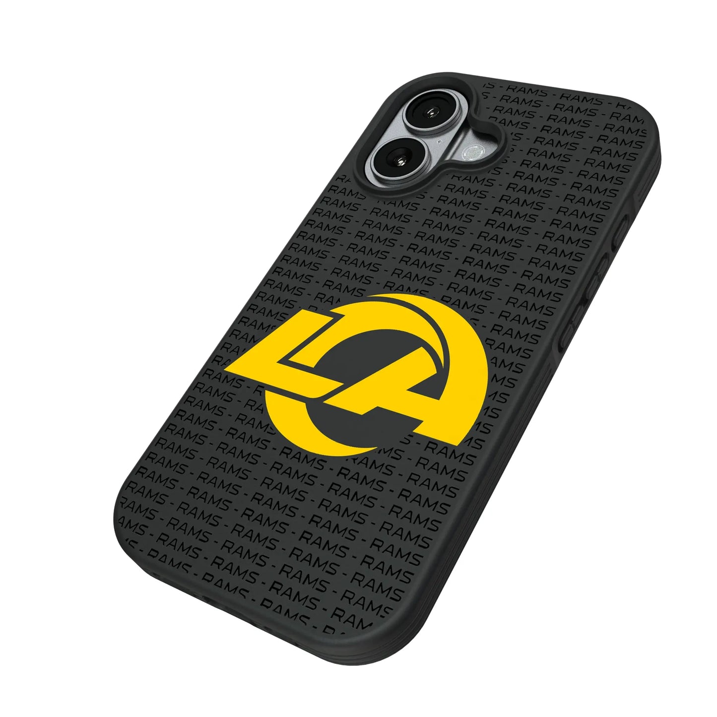 Los Angeles Rams Text Backdrop Bump Phone Case for Apple iPhone