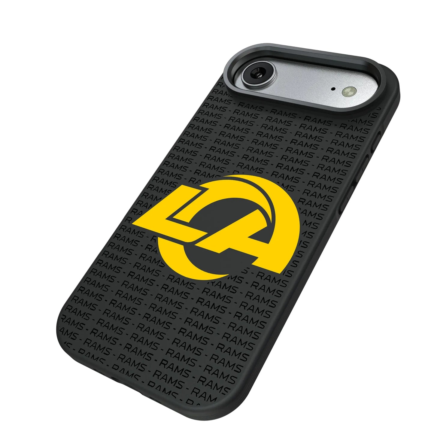 Los Angeles Rams Text Backdrop Bump Phone Case for Apple iPhone