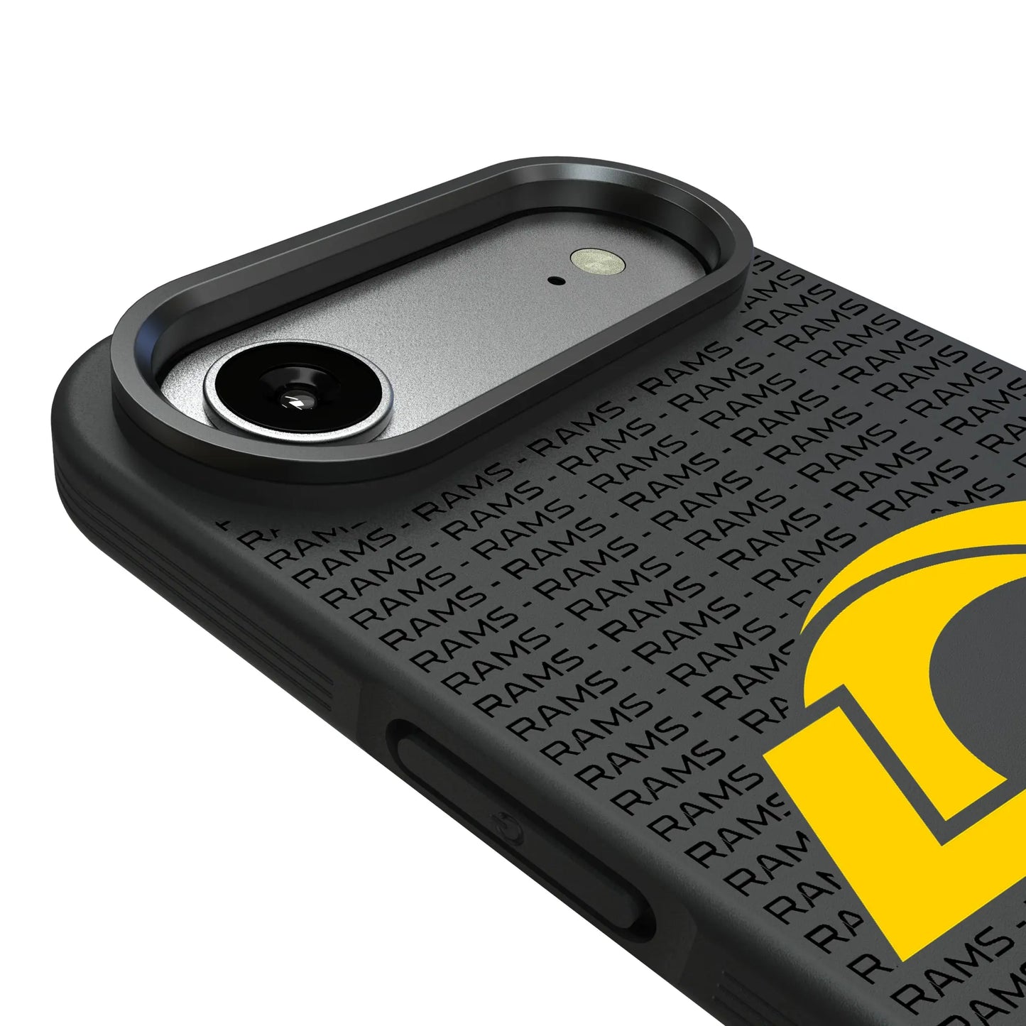 Los Angeles Rams Text Backdrop Bump Phone Case for Apple iPhone