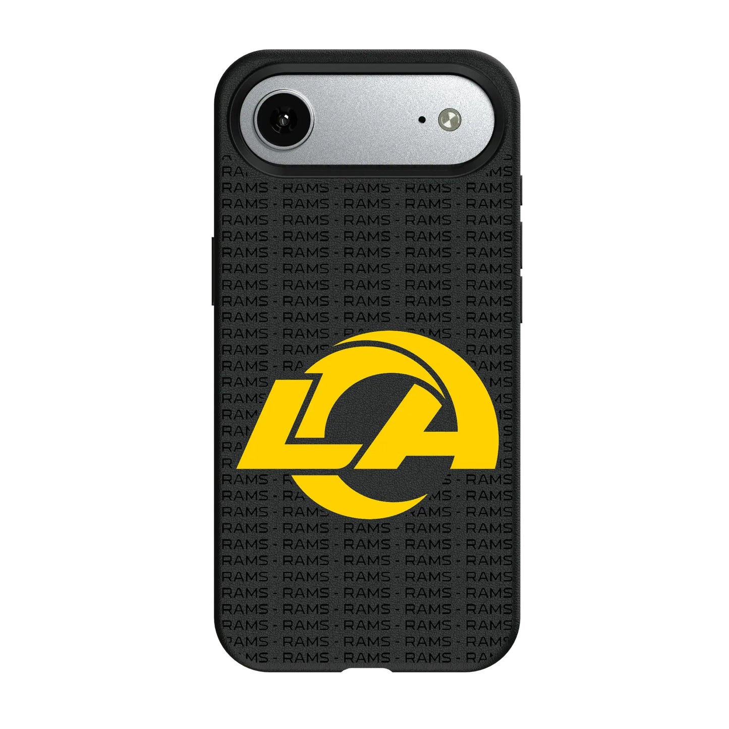 Los Angeles Rams Text Backdrop MagSafe Compatible Phone Case for Apple iPhone