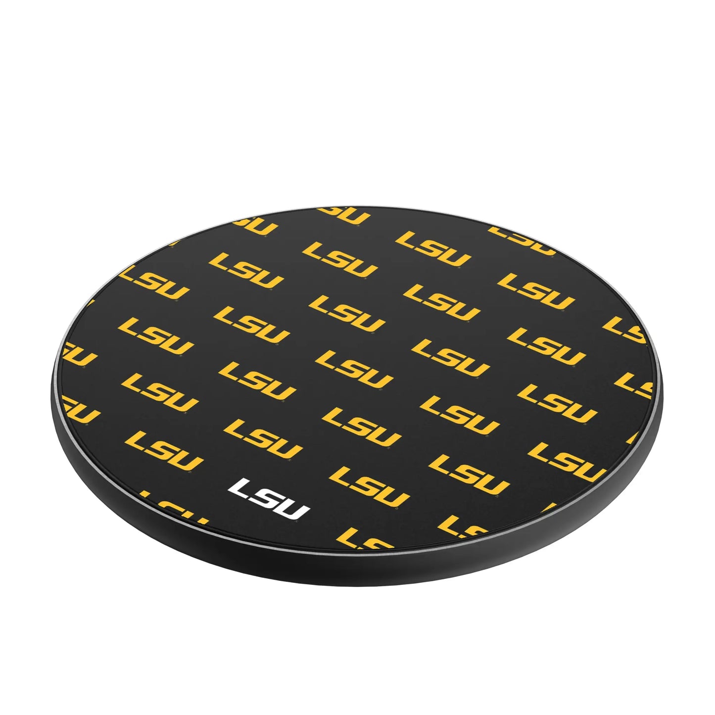 Louisiana State University Tigers Fashion Pattern 15-Watt Wireless Charger
