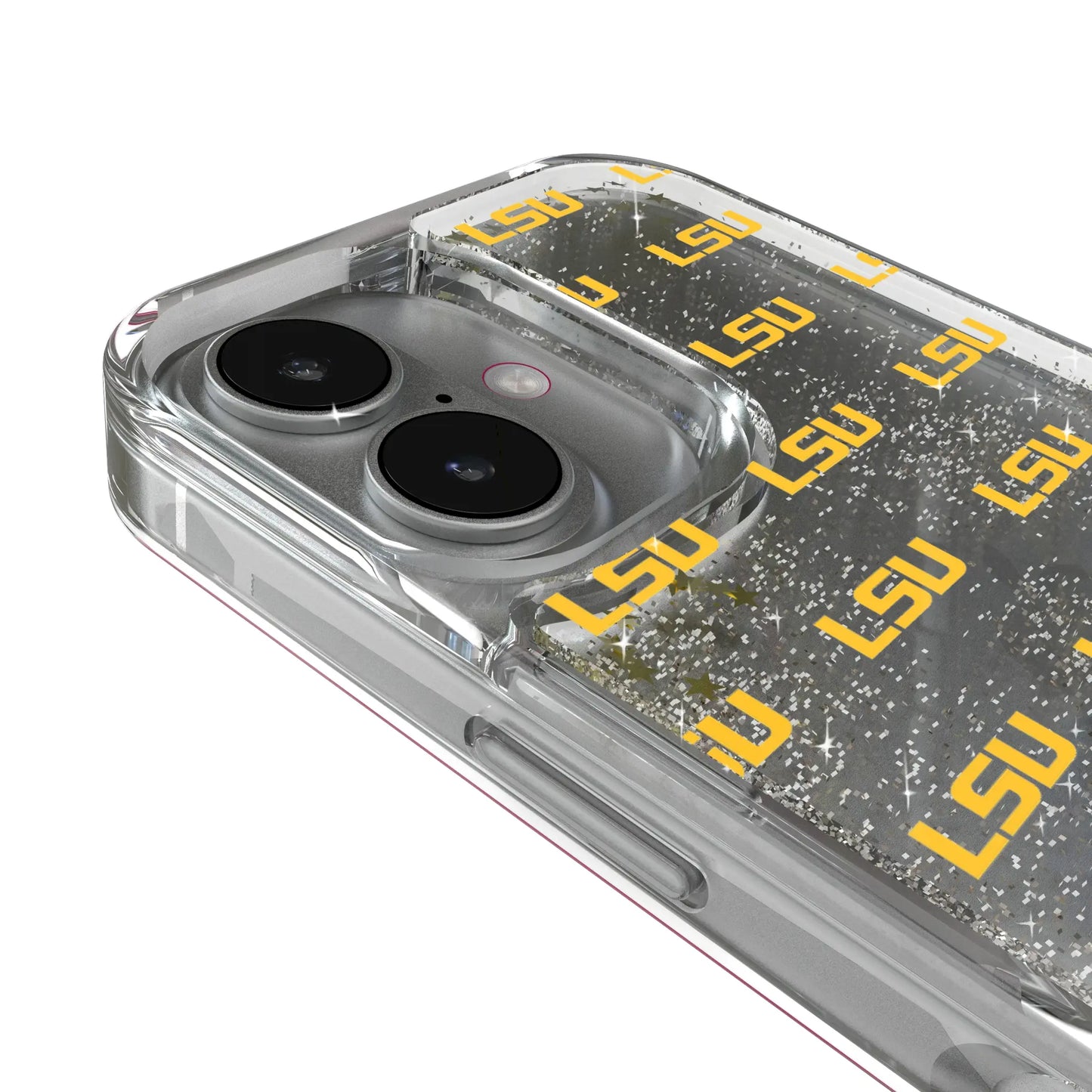 Louisiana State University Tigers Fashion Pattern Glitter Phone Case for Apple iPhone