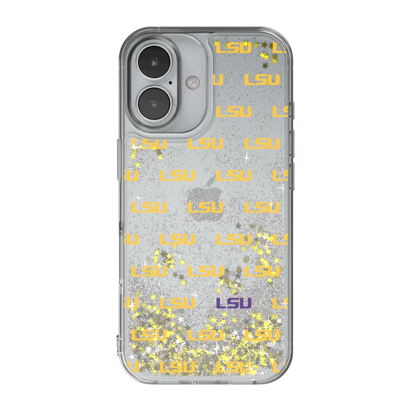 Louisiana State University Tigers Fashion Pattern Glitter Phone Case for Apple iPhone