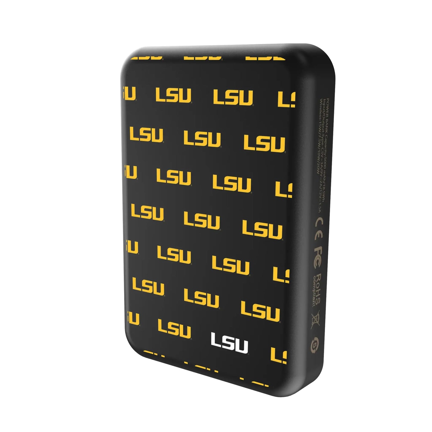 Louisiana State University Tigers Fashion Pattern Wireless Mag Power Bank