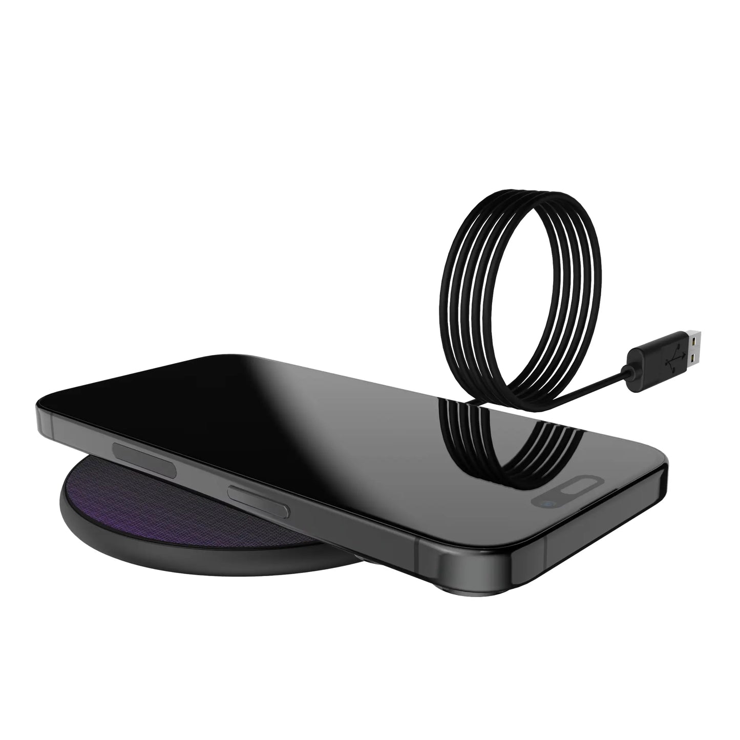 Louisiana State University Tigers Linen 15-Watt Wireless Charger