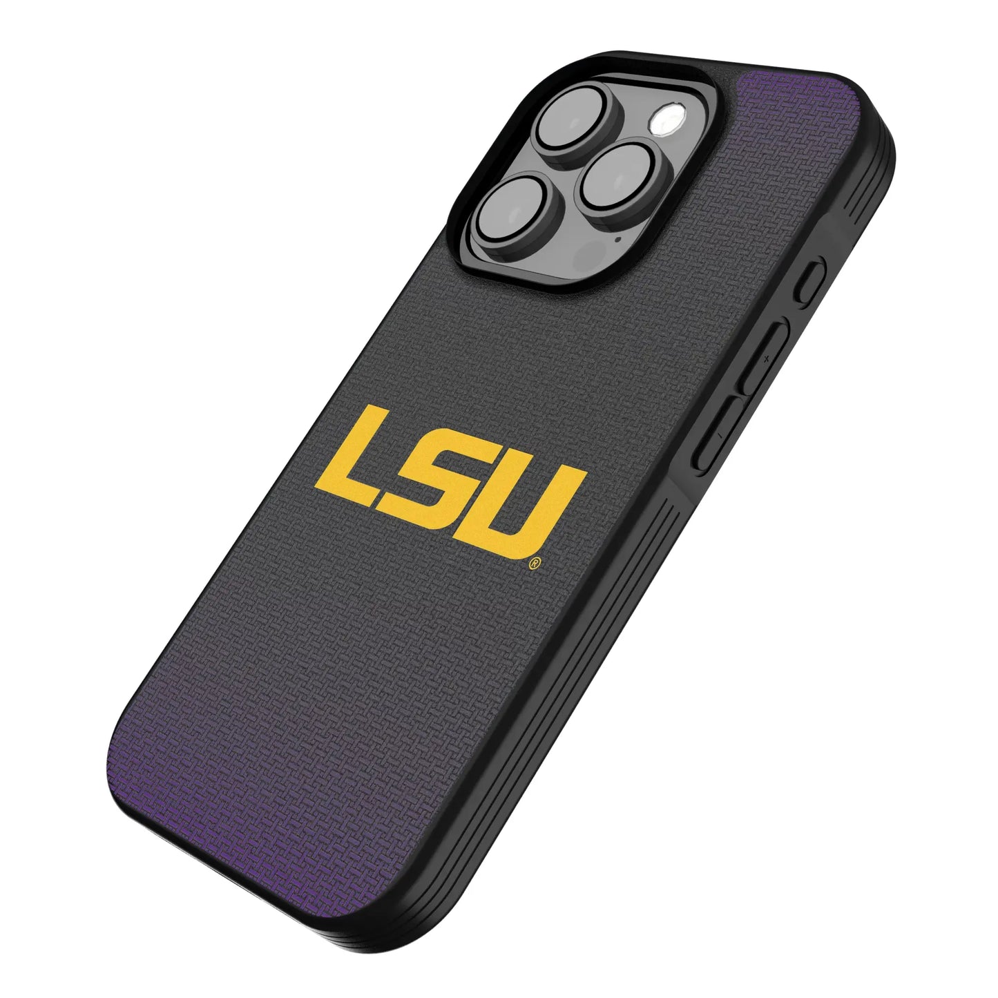 Louisiana State University Tigers Linen Bump Phone Case for Apple iPhone