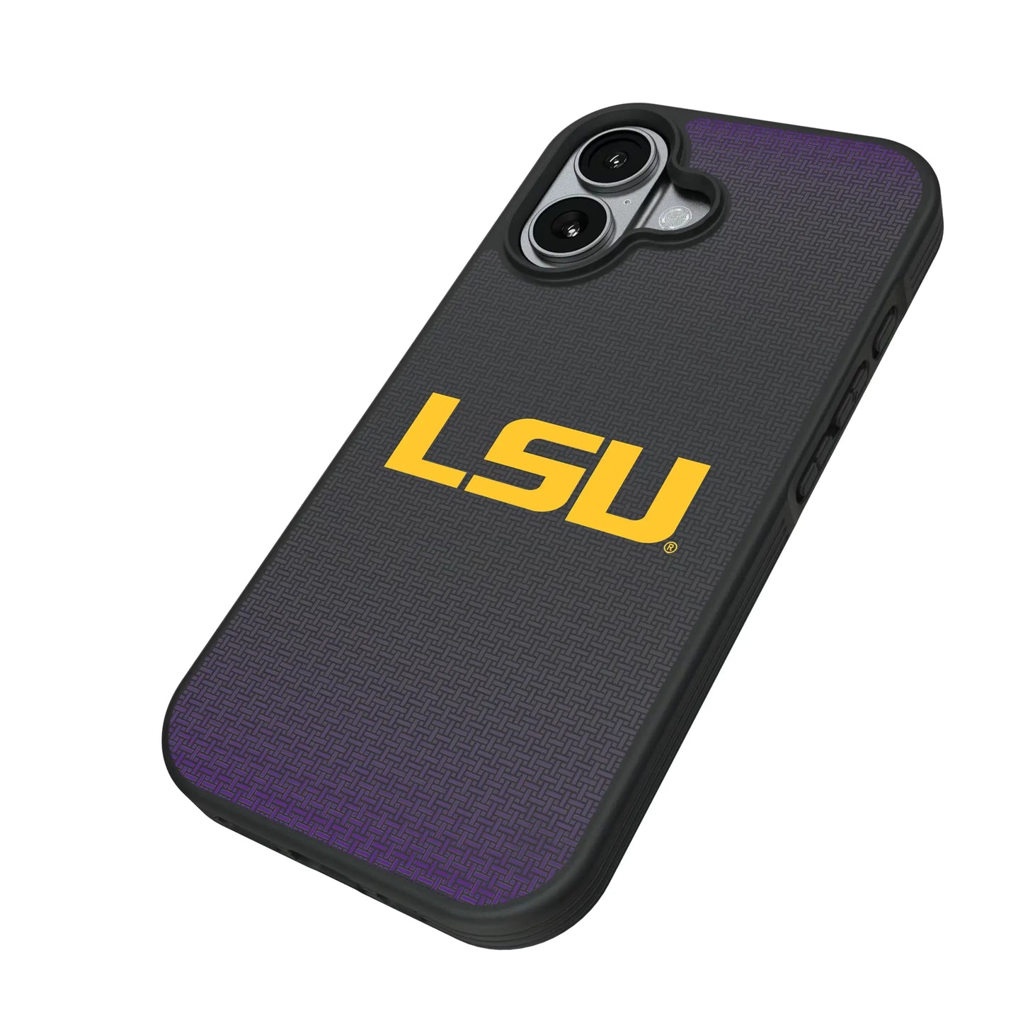 Louisiana State University Tigers Linen Bump Phone Case for Apple iPhone