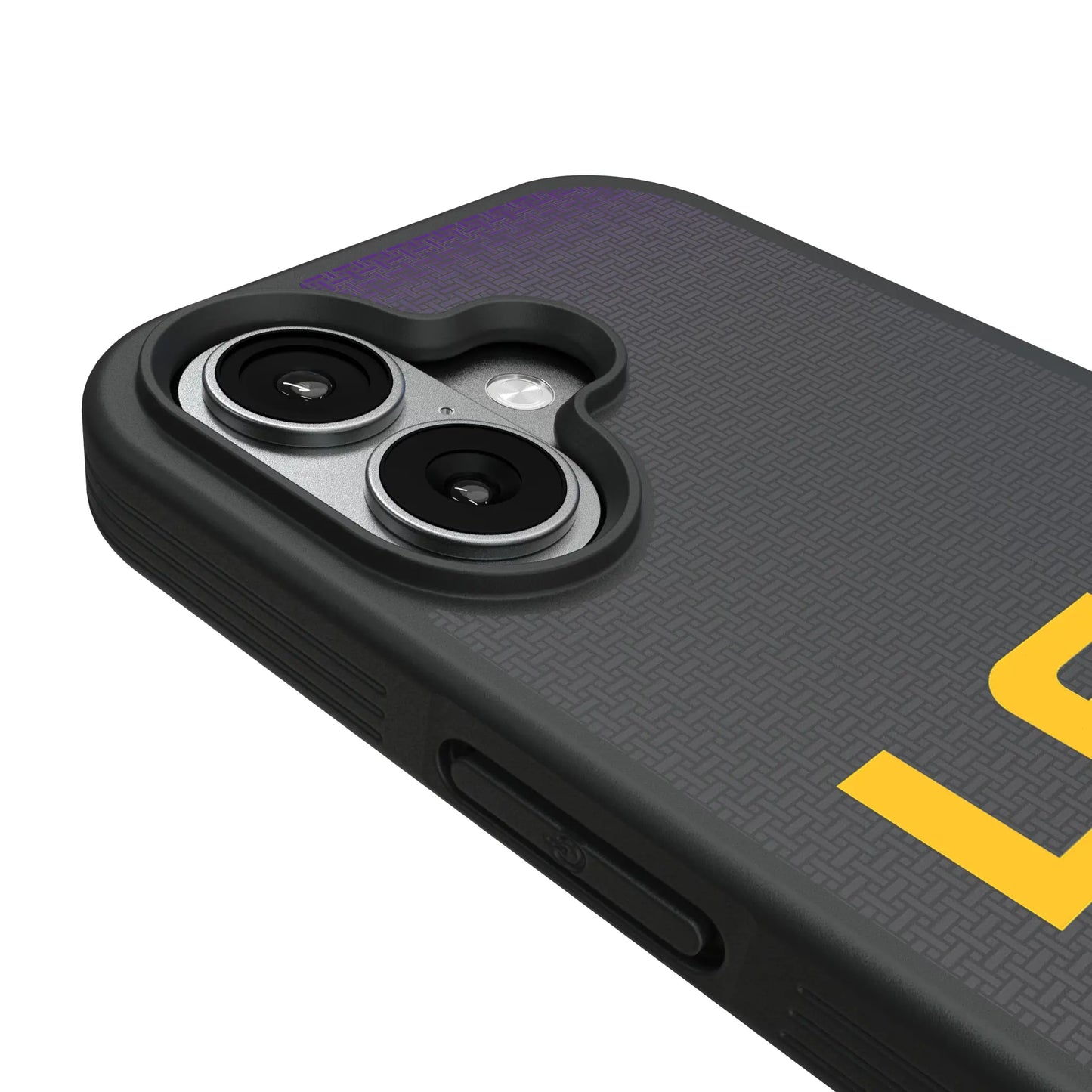 Louisiana State University Tigers Linen Bump Phone Case for Apple iPhone