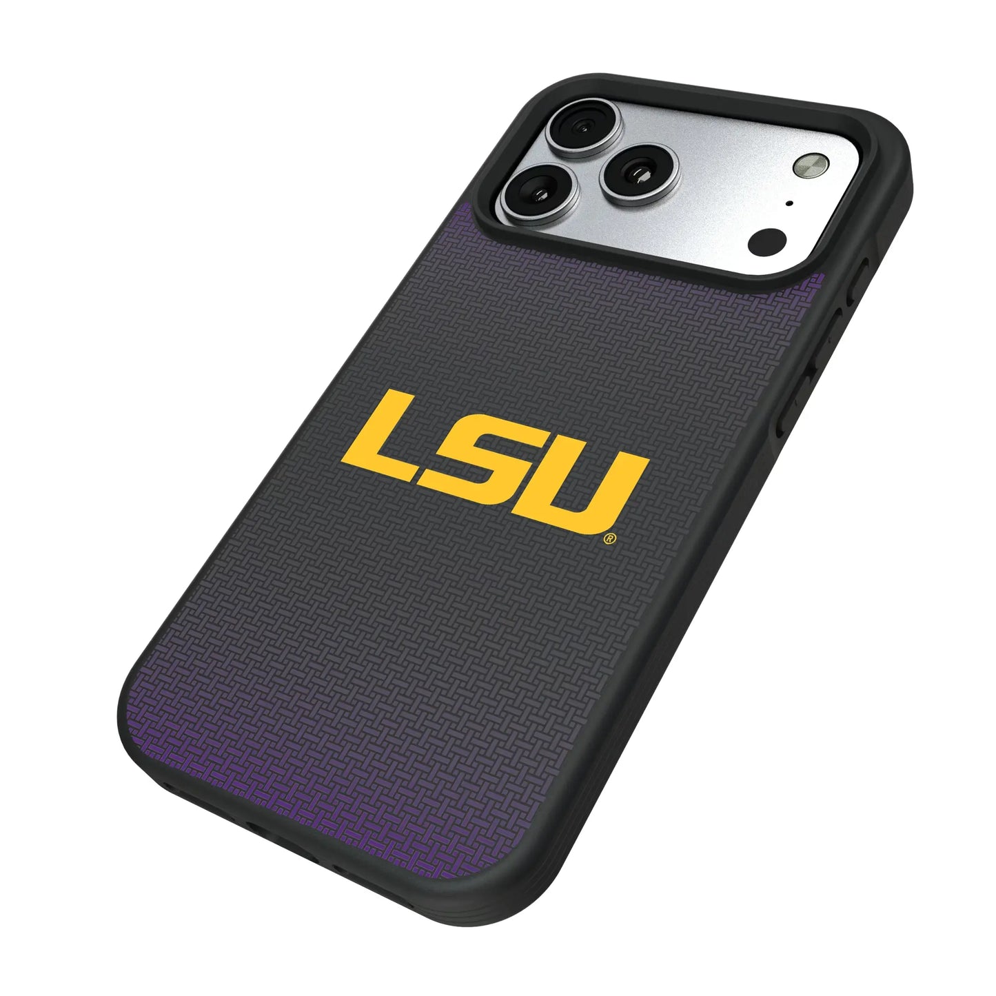 Louisiana State University Tigers Linen Bump Phone Case for Apple iPhone