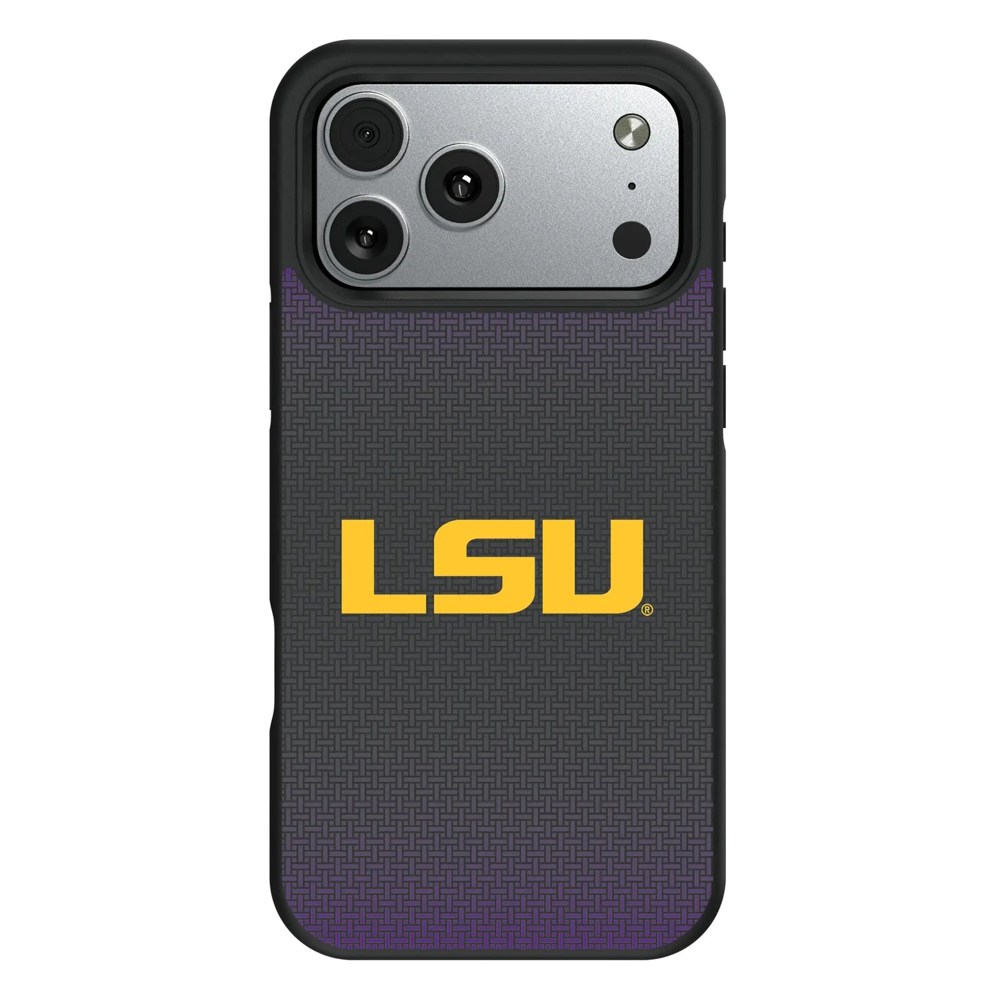 Louisiana State University Tigers Linen Bump Phone Case for Apple iPhone