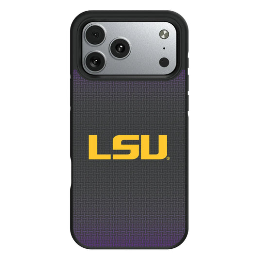 Louisiana State University Tigers Linen Bump Phone Case for Apple iPhone