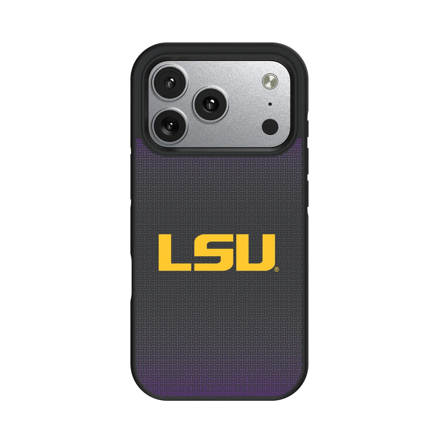 Louisiana State University Tigers Linen Bump Phone Case for Apple iPhone