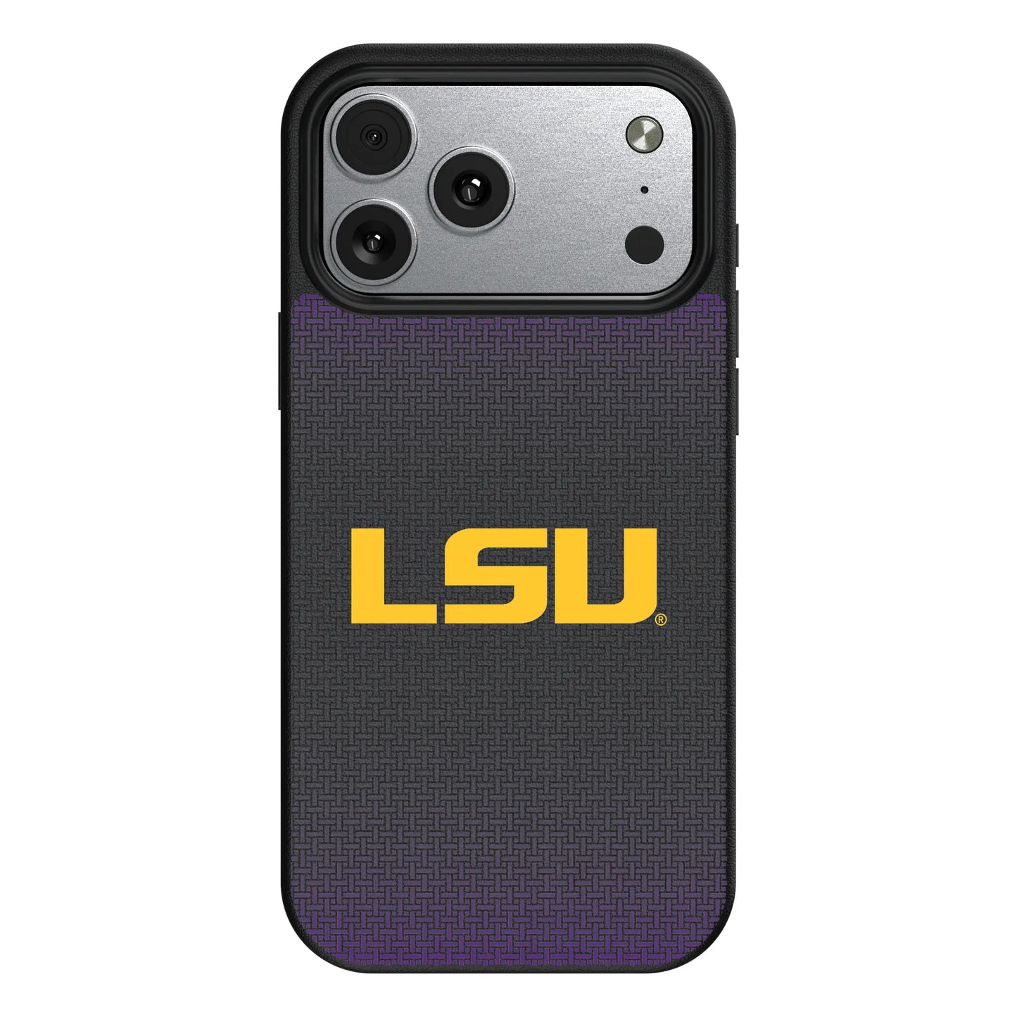 Louisiana State University Tigers Linen MagSafe Compatible Phone Case for Apple iPhone