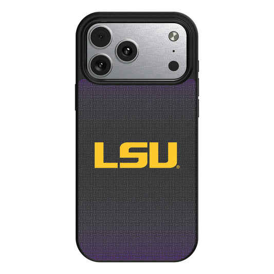 Louisiana State University Tigers Linen MagSafe Compatible Phone Case for Apple iPhone