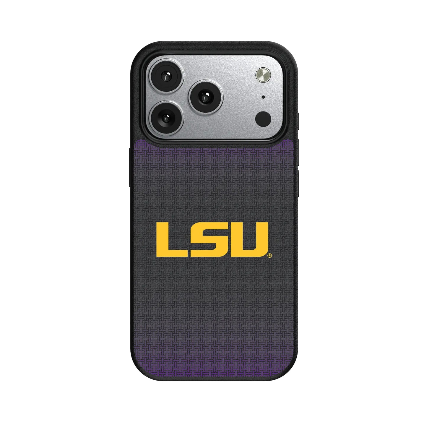 Louisiana State University Tigers Linen MagSafe Compatible Phone Case for Apple iPhone